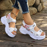 ADVBRIDGE  -  New Summer Fashion Wear-resistant Height-enhancing Sandals Comfortable Non-slip Beach Casual Thick-soled Sports Shoes for Women