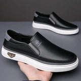 ADVBRIDGE  -  Men's Handmade Genuine Leather Casual Loafers 2025 New Luxury Brand Comfortable Slip-On Driving Moccasins Flats Shoes