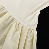 ADVBRIDGE  -  Summer French Sleeveless Vest Dress Pleated Stitching Women's Casual Dress