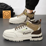 ADVBRIDGE  -  Men Casual Autumn Thick Bottom Vulcanized Shoes Outdoor Sneakers Male Sneakers Soft Sole Walking Shoes Male Walking Sport Shoes