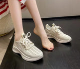 ADVBRIDGE  -  High on Platform Running Shoes for Women Y2k Fashion Designer Luxury Vulcanized Shoe Casual Original Cheap Offer Woman Footwear