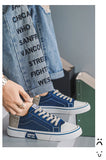 ADVBRIDGE  -  spring men's canvas shoes slip on flat outdoor men sneakers lightweight driving loafers breathable male casual canvas shoes