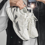 Advbridge Breathable Mesh Men Sneakers Harajuku Style Comfortable Lightweight Running Shoes Casual Cool Trendy Simple Outdoor Sports Shoes