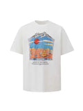 ADVBRIDGE  -  Loose Men's Wear T-shirts New Printing Korean Style Short Sleeve Tees 2025 Summer Round Collar Pullover Menswear