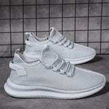 ADVBRIDGE  -  Summer Trendy Fujeak Men's Ultralight Running Shoes - Breathable Mesh Casual Sneakers with Anti-slip Function, Solid Colour