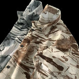 ADVBRIDGE  -  Trendy Men's Tie-Dye Short Sleeve Shirt - Breathable Casual Summer Top Streetwear Fashion Hawaiian Shirt for Man M-XXXXXL