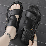ADVBRIDGE  -  New Men's Summer Sandals Outdoor Non-Slip Mountaineering Hiking Shoes Men Beach Slippers Casual Wear Resistant Sports Shoes