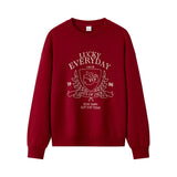 Advbridge Semir Hoodie Women Design-featured Embroidered Loose and Lazy 2025 New Spring Round-neck Drop-shoulder Pullover Fashionable