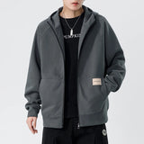 Advbridge Brand Autumn Winter 2024 New Hooded Jackets Men Baggy Cardigan Stand Collar Korean Mens Coat Jogger Gym Tracksuit Mens