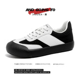 ADVBRIDGE  -  Men Dexun Shoes 2025 New Low Top Patchwork Casual Board Shoes Lace Up Retro Flat Sports Women Canvas Sneakers Couple