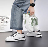 ADVBRIDGE  -  Designer Fashion White Men Casual Sneakers Lightweight Breathable Running Shoes Platform Outdoor Comfortable Tennis Shoes
