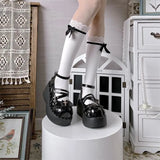 Advbridge Gothic Sweet Cool Lolita Girls' Shoes Subculture Y2k Punk Thick Soled Shoes Cute Jk Single Shoes Sweet Girls' Single Shoes
