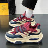ADVBRIDGE  -  Fashion Platform Vulcanized Sneakers Men Korean Casual Shoes For Men Street Style Chunky Social Men's Sneakers Shoes Male Punk