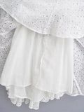 ADVBRIDGE  -  Women's Cutout Open Back White Dress Dresses Party Dress White Dress Formal Dresses Elegant and Pretty Women's