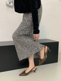 ADVBRIDGE  -  New Designer Sandals for Women Summer Slingback High Heels Dress Shoes Cross-tied Shallow Fashion Low Heel Mules Pumps Women