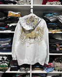 Advbridge Y2k Hoodies New Harajuku Hip Hop Street Vintage Big Pattern Zip Up Hoodies Mens Womens Winter Long Sleeve Coats Loose Sweatshirt