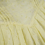 ADVBRIDGE  -  Casual Hollow Out A-Line Dress Slim Deep V-Neck Short Puff Sleeve Mini Dresses For Women 2025 Summer Fashion Streetwear