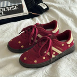 ADVBRIDGE  -  Women Casual Sneakers Outdoor Lace Up Sport Shoes Woman 2025 Spring Stripe Designer Korean Round Toe Vulcanized Shoes for Women