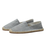 ADVBRIDGE  -  Retro Men's Espadrilles Rubber Outsole Skateboarding Shoes for Man Summer New Men Sports Shoe Non-slip Running Big Size 45 46 47