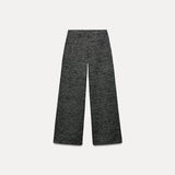 Advbridge Women Pants Set O-neck Knitted Single Breasted Vest Loose Elastic Waist Wide Leg Pants Suit Lady 2025 Spring Female Outfits ﻿