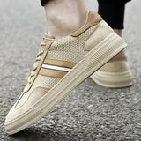 Advbridge Breathable Mens Sneakers New Trend Treking Shoes Handmade Casual Shoes Summer Man Trainers Elastic Band Men Vulcanized Footwear