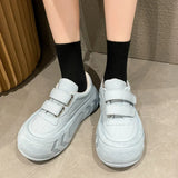 ADVBRIDGE  -  Shock Absorbing White Shoes Women's Thick-soled Fashionable All-match Flat Shoes Women's Sports Casual Shoes