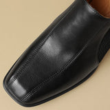 Advbridge Plus size 34-42 women's genuine leather stretch knit patchwork slip-on autumn pumps elegant ladies OL style dress heeled shoes