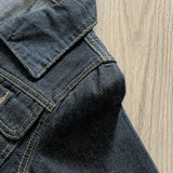 ADVBRIDGE  -  Women Black Denim Jackets Spring Summer New Korean High Street Short Turn Down Collar Jean Coats Chic All-Match Outerwears