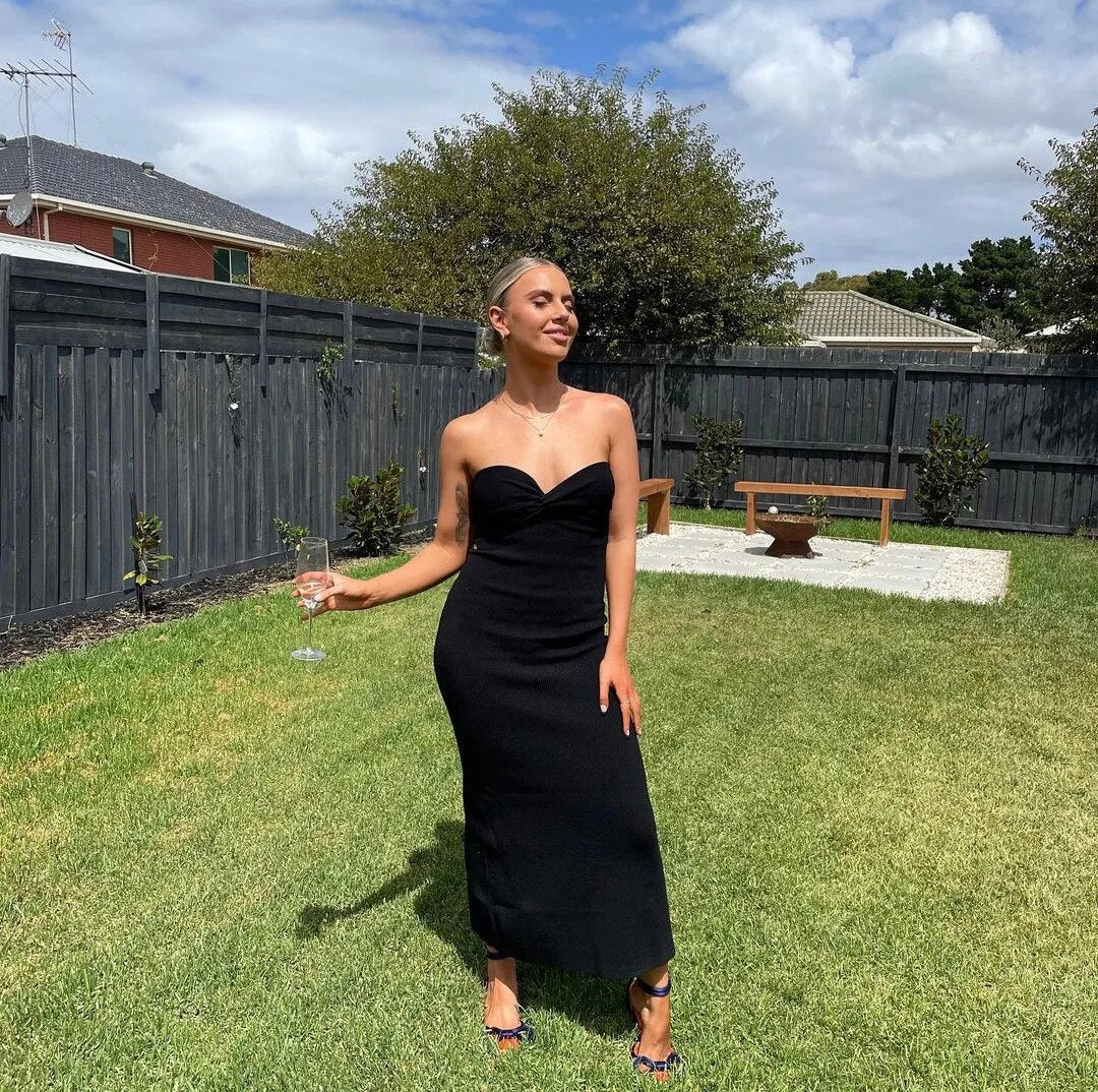 Advbridge Fashion Ruched Maxi Dress Women Sleeveless Summer Gown Sexy Backless Dresses Female Long Even Party Bride Dresses Clothes