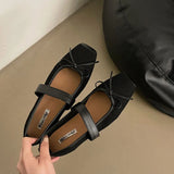 ADVBRIDGE  -  Spring New Brand Women Flat Shoes Fashion Round Toe Ladies Mary Jane Shoes Soft Flat Heel Outdoor Dress Boat Shoe New Woman