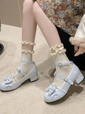 Advbridge Cute Sweet Girl Lolita Shoes Women Summer New Japanese Small Leather Shoes Female Hipster Bow Preppy Student Single Shoes
