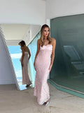 ADVBRIDGE  -  Elegant Sexy Long Dress Women Strapless Slim Patchwork Vestidos Female 2025 Spring Summer Chic Party Beach Holiday Robe Lady