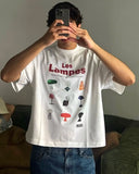 Advbridge Lamps graphic oversized t shirts gothic 2024 pro choice casual streetwear couples harajuku y2k tops goth women clothing