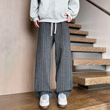 ADVBRIDGE  -  Spring Casual Pants Men Fashion Retro Striped Pants Men Streetwear Hip-hop Loose Wide Leg Pants Mens Vintage Trousers M-3XL