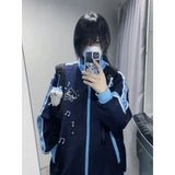 Advbridge Japanese Zipper Hoodie Female Autumn Winter 2024 Fleece Subculture Coat Y2k Harajuku Women Kawaii Casaul New Loose Jackets