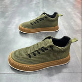 Advbridge New Men's Casual Shoes Fashion Thick Sole Sneakers Flat Non-slip Sports Running Shoes Comfortable High Top Men's Shoes