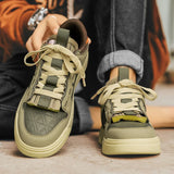 Advbridge Men's Causal  Low Top Skate Shoes Breathable Lightweight Non-Slip Sneakers Comfort Fit Walking Shoes for Male