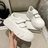 ADVBRIDGE  -  Shock Absorbing White Shoes Women's Thick-soled Fashionable All-match Flat Shoes Women's Sports Casual Shoes