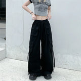 Advbridge  -  Women‘s Wide-leg Pants 2024 Spring/Autumn New Retro High Street Spice Overalls High-waisted Straight Leg Casual Tide Sweatpants