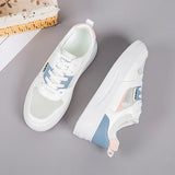 ADVBRIDGE  -  Little white shoes women 2025 breathable mesh surface women's shoes casual sports shoes with thick soled student board shoes