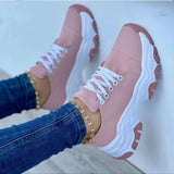ADVBRIDGE  -  Sneakers Women Shoes 2025 New Pattern Canvas Shoe Casual Women Sport Shoes Flat Lace-Up Adult Zapatillas Mujer