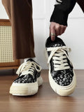 ADVBRIDGE  -  Spring New Men's Fashion All Small Design Green Canvas Shoes boy flats Shoes Low Top Board Shoes Student Shoes