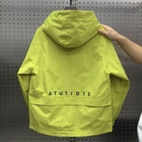 Advbridge New Workwear Hooded Loose Jacket Men's Korean Version Versatile Submachine Jacket Youth Fashion Hooligan Jacket