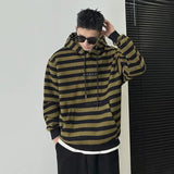 Advbridge Stripe Men's Hooded Sweatshirt Oversize Loose New In Harajuku Fashion Male Hoodie One Piece Sweat Shirt Emo Autumn Cheap Funny