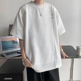 ADVBRIDGE  -  Future Solid T Shirt Mens Cartoons Loose Men's Wear Cotton Summer T Shirts Hip Hop Oversized Short Sleeve Clothing Q276