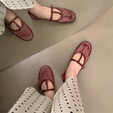 ADVBRIDGE  -  Summer New Women Flat Shoes Fashion Mesh Round Toe Ladies Casual Loafer Shoes Soft Flat Heel Dress Boat Shoes New Woman