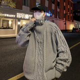 Advbridge Men's Sweater Turtleneck Half Zipper Up Autumn Winter Cold Blouse Y2k Sweaters Quality Jumpers Male Knit Polo Pullover B113