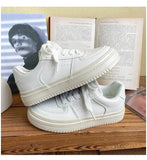 ADVBRIDGE  -  Little White Shoes for Womens New Small and Popular Japanese Student Cricket Shoes Autumn Leisure Trend Leather Sneakers Women