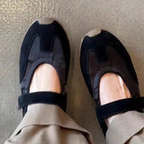 ADVBRIDGE  -  Women Ballet Flat Shoes 2025 Autumn Comfortable Anti Slip Outdoor Casual Shoes Retro Shallow Mouth Mary Jane Shoes Zapatos Mujer
