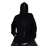 Advbridge Y2k Clothes Men's Full Zip Jackets Fashion Women Casual Hooded Sweatshirts Hip Hop Streetwear Spring Cardigan Zipper Hoodies